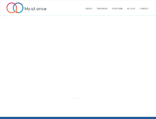 Tablet Screenshot of myatonce.com
